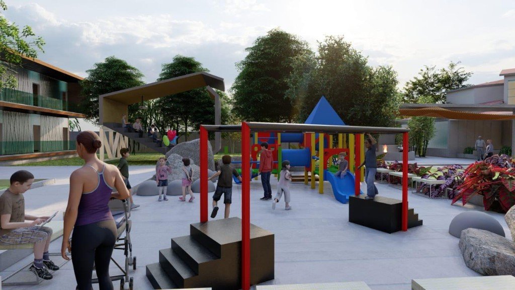 Community amenities at Sunrise Garden residential plots